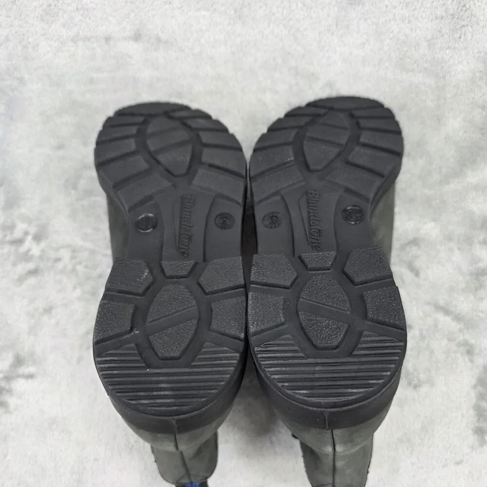 Blundstone Kids Gray Boots Tasmania Australia Suede Size 3 1/2